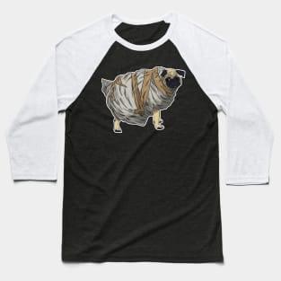 Wrapped Pug Baseball T-Shirt